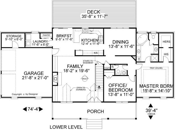 Lower Level Floorplan